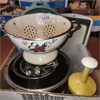 Kitchen Utensils, SS Bowls, Strainer & more