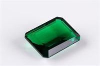 AAA Nanocrystal Lab Emerald Octagon 22 x 16 mm