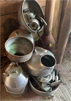 STAINLESS STEEL CREAM SEPARATERS, MILK JUG, ETC.