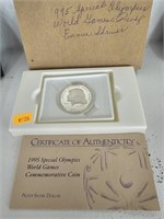 90% silver Special Olympics coin