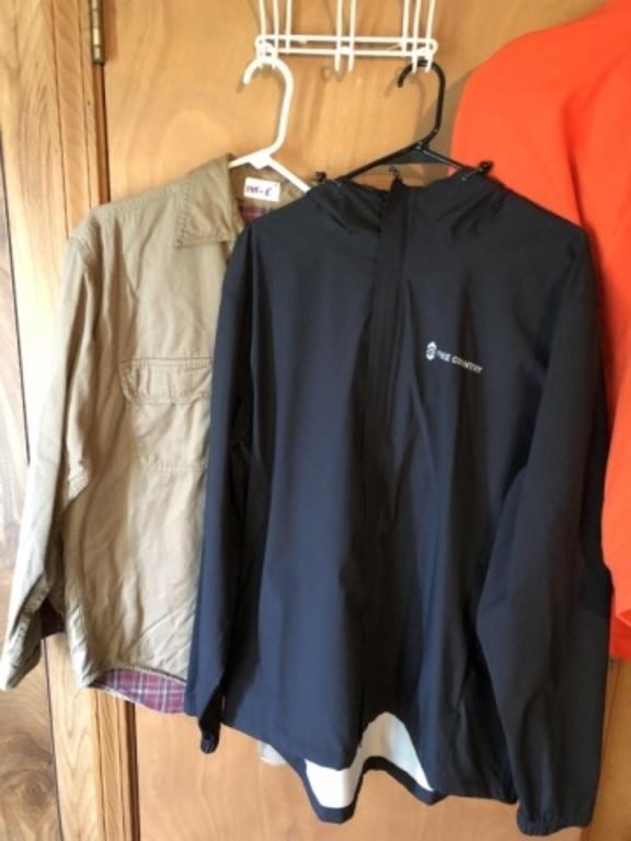 (5) Hooded Work Shirts