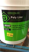 Greenlee poly line, 6500', 210 lb strength