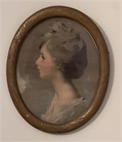 Framed Portrait of Young Woman