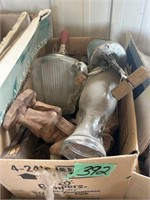 Glassware, misc kithcen items, box full