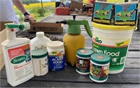 Garden Chemicals & Bird Feeder