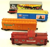 (4) MTH CARS & CABOOSE