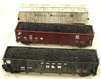 (3) MTH HOPPER CARS