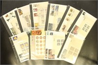 Canada Stamps FDC's, sheets, Year sets, large
