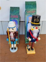 (2) UNUSED Hand Painted Nut Crackers