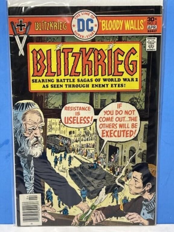 Comic - Blitzkrieg #2 by D.C. 1976 vf/vf/nm