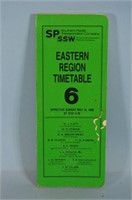 Eastern Region Timetable   1988