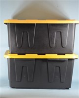 2 27 Gallon Storage Totes