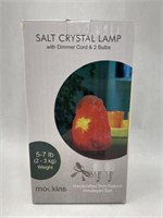 Mockins Salt Crystal Lamp w/ Dimmer Cord, 5-7 Lbs