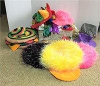 Funky  Costume Feather Hats