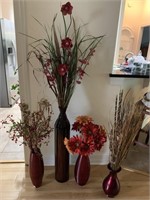 Artificial Indoor Plants in Vases