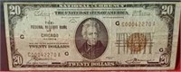 1929 Twenty Dollar Federal Bank Note
