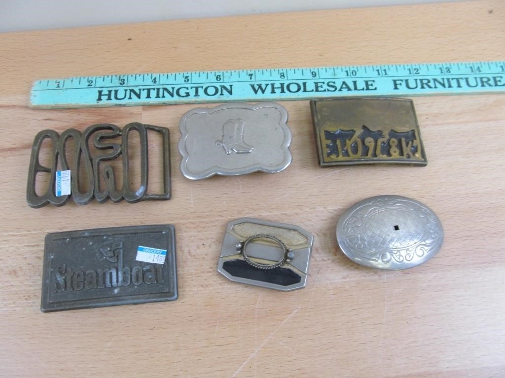 New, Old stock Belt Buckle Lot #5