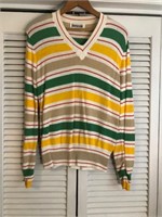 VINTAGE JANTZEN STRIPED SWEATER LARGE