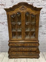 Drexel Heritage Bubble Glass China Cabinet