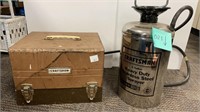 Vintage Craftsman tool box, Craftsman 2 gallon