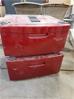 Appliance Drawers (Under washer & Dryer)