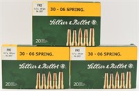 60 Rounds Of Sellier & Bellot .30-06 Ammunition