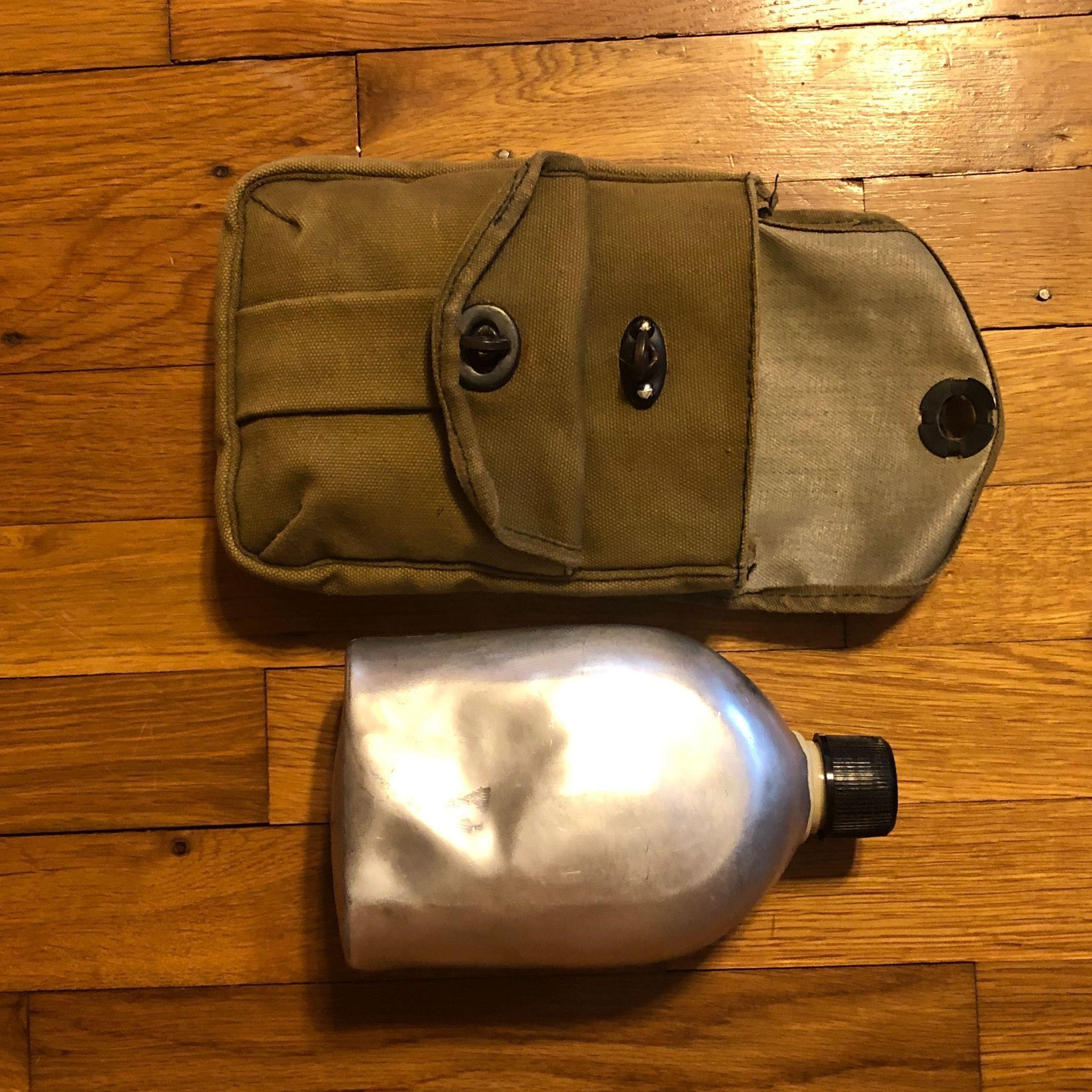 Military Pouch & Canteen