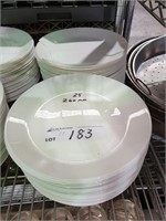 55 White Porcelain 260mm Dinner Plates
