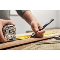 HART 25-Foot Chrome Tape Measure Fraction Markings