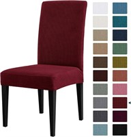 Subrtex Stretch Check Dining Chair Slipcover Set 2