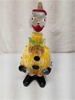 Heavy Murano Glass Clown Decanter