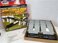 ATLAS HO Train 47-piece Over N' Under Pier Set