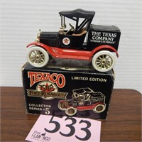 ERTL TEXACO 1918 DIECAST FORD RUNABOUT BANK 5 IN