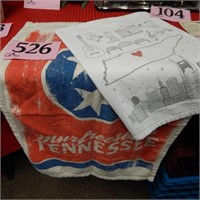 TENNESSEE KITCHEN TOWELS, USED