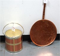 Two pieces of  Copper Ware