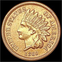 1860 Indian Head Cent CHOICE AU