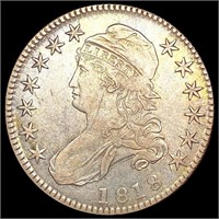 1818 Capped Bust Half Dollar NEARLY UNCIRCULATED