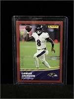 LIMITED Lamar Jackson 2022 Panini NFL Sticker &