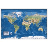 Laminated World Ranger Map Poster | Physical