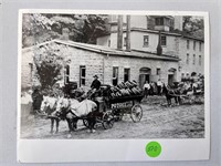 Picture of Horsedrawn Wagon with Potosi Beer Barre