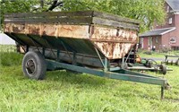 Dahlman 14 ft self unloading potato bin wagon