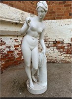 EXQUISITE VENUS MARBLE VICTORIAN STYLE CARVING