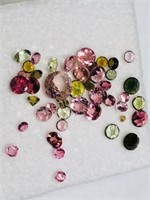 Genuine Multi Color Tourmaline Gemstone