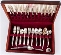 1847 Rogers Flatware “Flair” 72 Pcs.