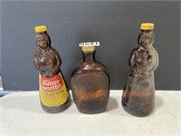3 Syrup Bottles