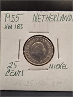 1955 Netherlands coin