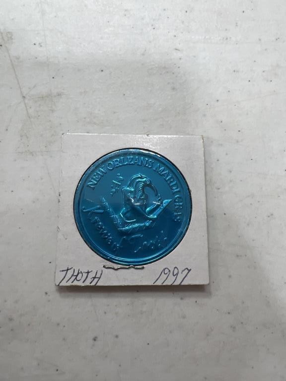 Krewe of Thoth 1997 doubloon