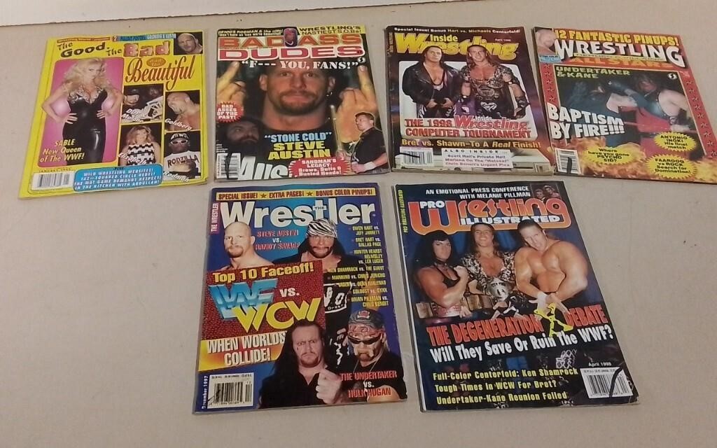 Vintage Wrestling Magazines