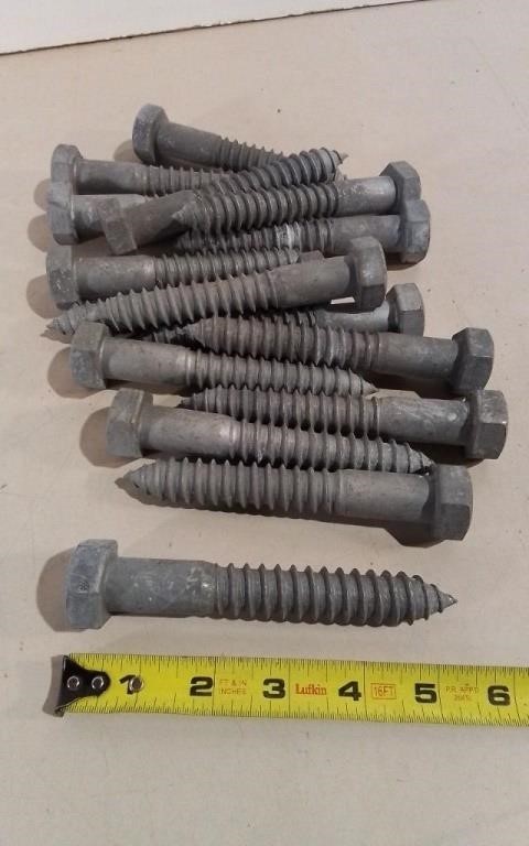 Lot Of Large Lag Bolts