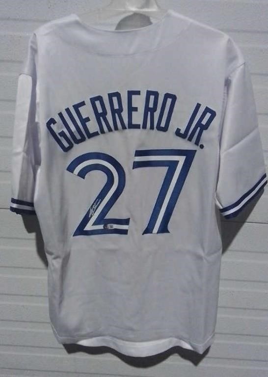 Signed & Certified Guerrero Jr. Blue Jays Jerseys